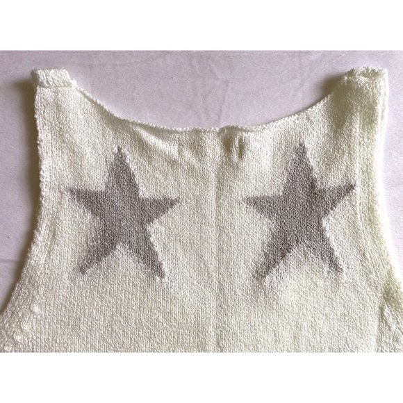 Altar'd State Cream Tank Top Knit Sweater Size S - Picture 8 of 12